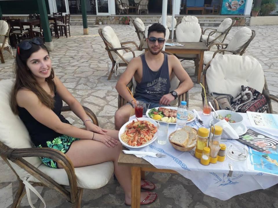 Akti Panela Beach Hotel Kávos Exterior foto