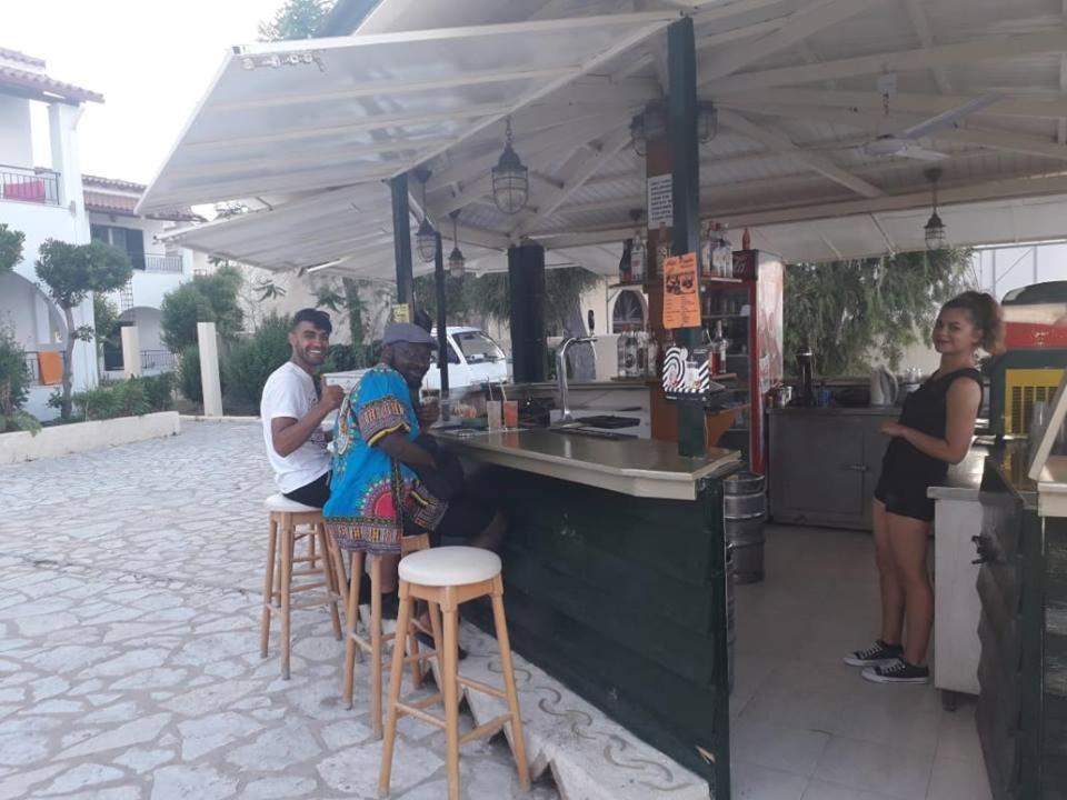 Akti Panela Beach Hotel Kávos Exterior foto